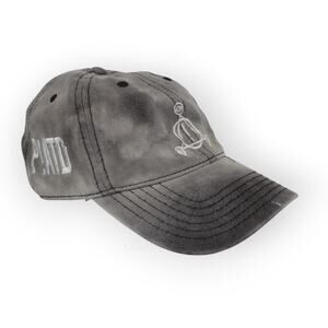 P!ATD Panic!AtTheDisco Distressed Dad Hat Grey~White Canvas OneSize